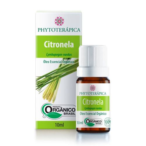 Óleo Essencial Citronela Orgânico - Phytoterapica - 10ml