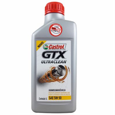 Óleo Lubrificante do Motor Castrol GTX Ultra Clean SAE 5W30 Semissintético 1L