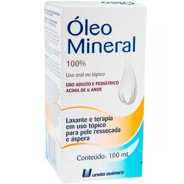 Óleo Mineral União Química 100ml