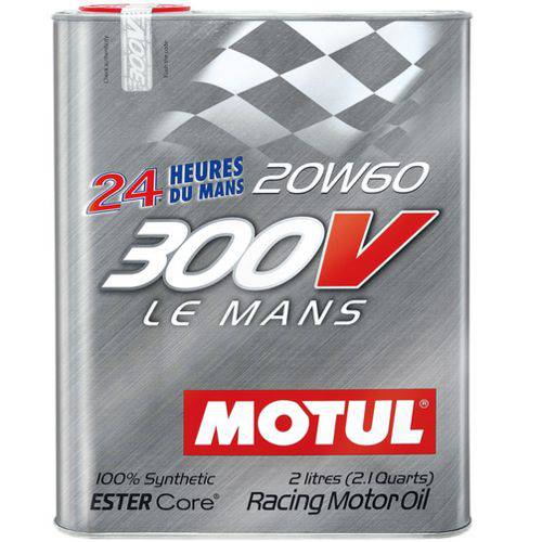 Óleo Motul 300v Le Mans 20W60 2L (100% Sintético P/ Carros de Competição)