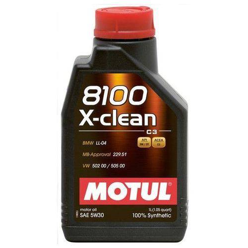 Óleo Motul 8100 X-CLEAN 5W30 100% Sintético (1 Litro)