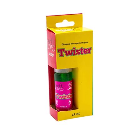 Óleo para Massagem Corporal Twister Spray Soft Love Spray Twister Soft Love 15ml Diversos 15 ML