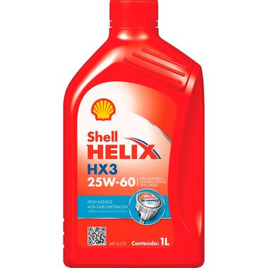 Óleo para Motor Helix SL 25W60 Shell 1L