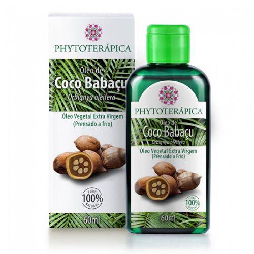 Oleo Vegetal de Coco Babacu - Phytoterapica 60ml
