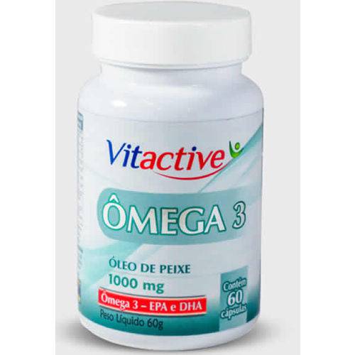 Ômega 3 1000 Mg 60 Cápsulas Vitactive
