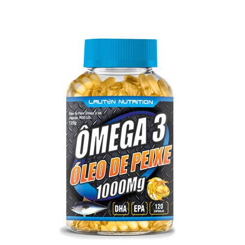 Omega 3 1000mg - 120 Caps Lauton Nutrition