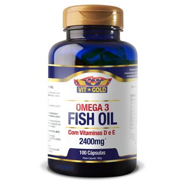 Ômega 3 240mg Vit Gold Fish Oil 100 Cápsulas