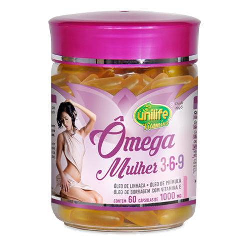 Omega 3/6/9 Mulher 60 Capsulas - Unilife