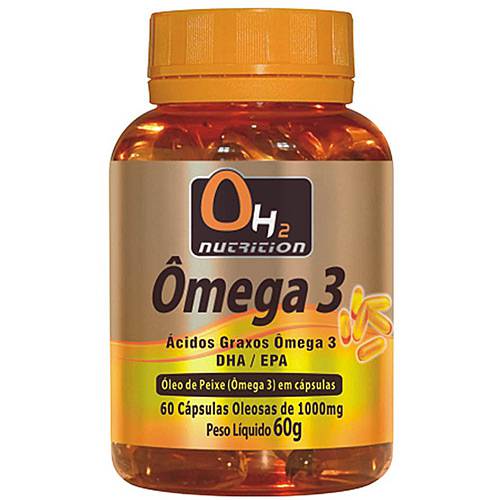 Ômega 3 - 60 Softgels - OH2 Nutrition