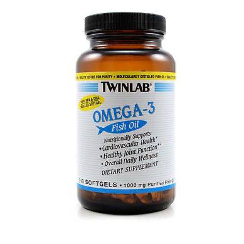 Omega-3 Fish Oil - 100 Cápsulas - Twinlab