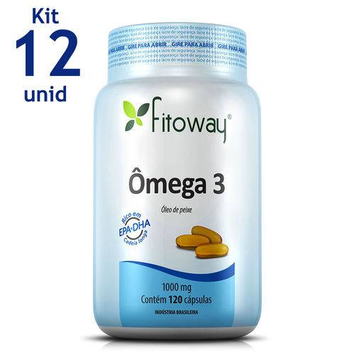 Omega 3 Fitoway 1.000mg 12 Unid. 120 Caps