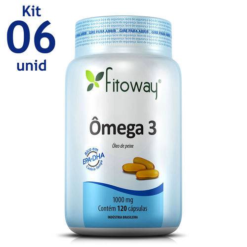 Omega 3 Fitoway 1.000mg 6 Unid. 120 Caps
