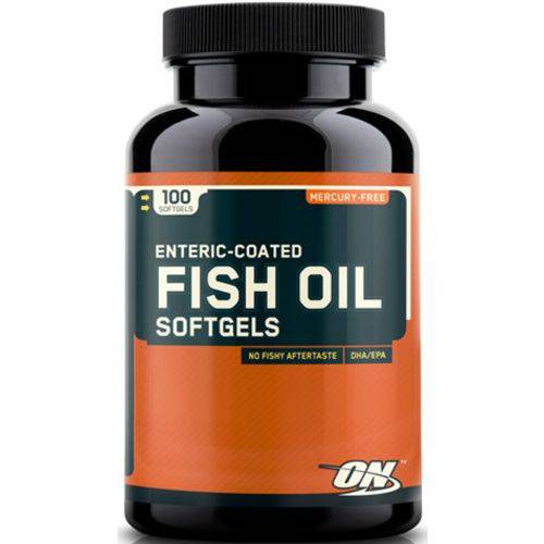 Ômega 3 Óleo de Peixe 300mg Fish Oil Optimum Nutrition 100 Cápsulas