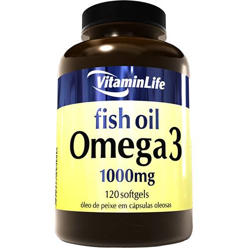 Ômega 3 (Óleo de Peixe) (120 Caps) - Vitaminlife