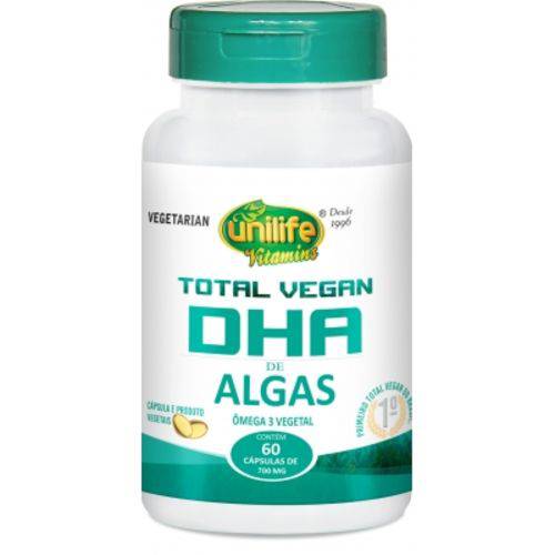 Ômega 3 - Total Vegan DHA de Algas 60 Cap Unilife