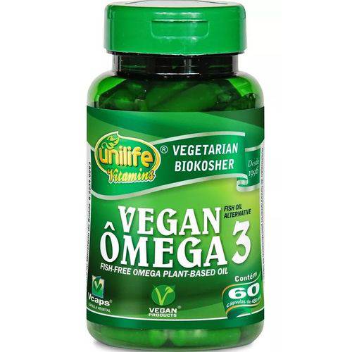 Omega 3 Vegan 60 Cápsulas 480mg Unilife