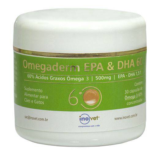Omegaderm 60% | Epa & Dha 500 Mg