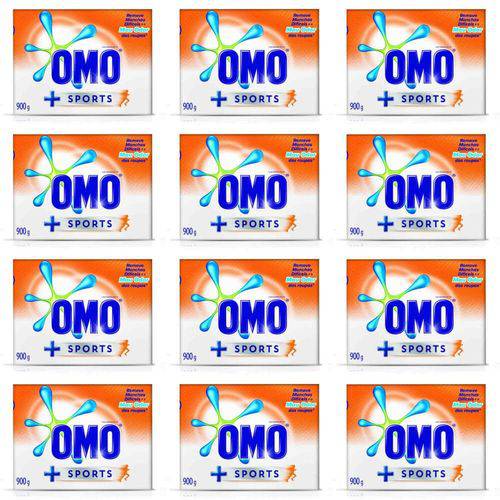Omo Sports Detergente em Pó 900g (kit C/12)
