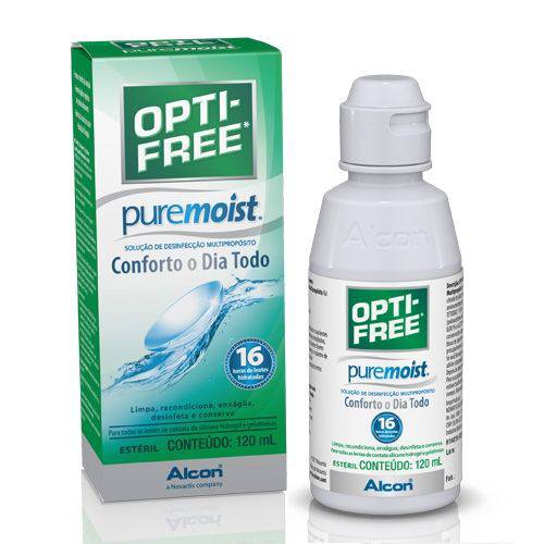 Opti-free Puremoist Solução P/ Lentes Contato 120ml