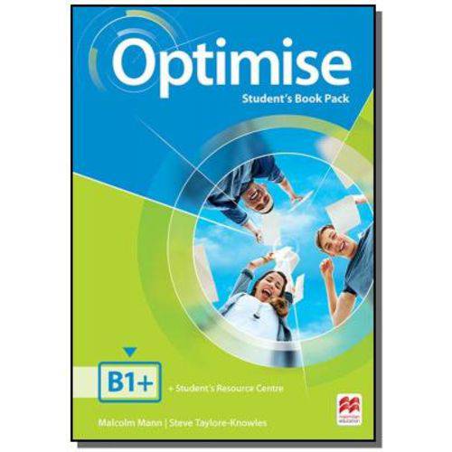 Optimise Students Book With Workbook-b1+