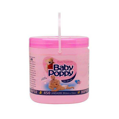 Opus Baby Poppy Rosa Lenços Umedecidos C/450