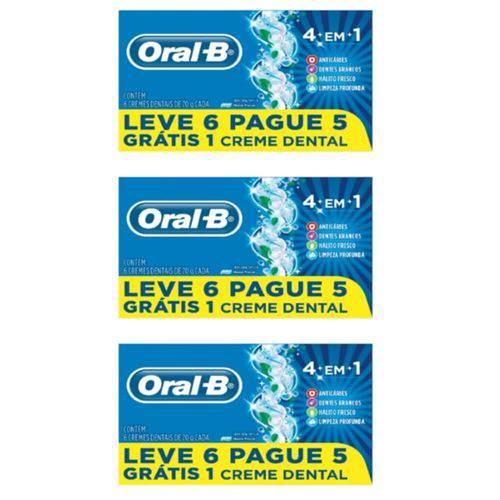 Oral B 4em1 Creme Dental 70g (kit C/03)