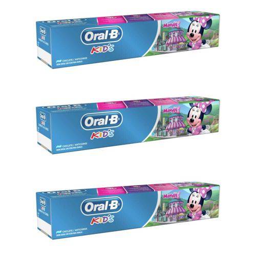 Oral B Kids Minnie Creme Dental Infantil 50g (kit C/03)
