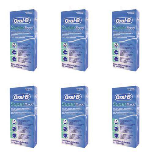 Oral B Super Floss Fio Dental 50m (kit C/06)