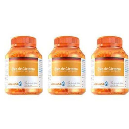 Orange Health Óleo Cártamo C/ Cafeína e Vitamina e 1g C/50 (kit C/03)