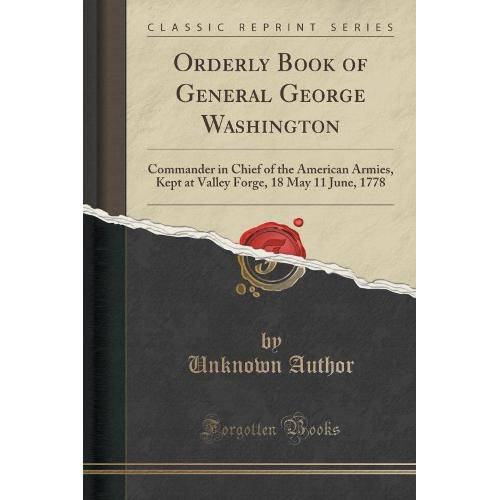 Orderly Book Of General George Washington