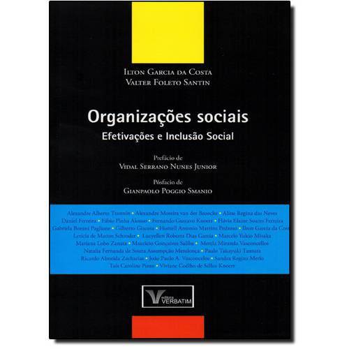 Organizações Sociais: Efetivações e Inclusão Social