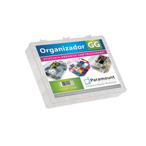 Organizador Box Plus 34,5X49x6,5 Cm Transparente