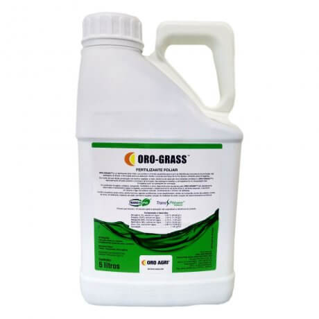 Oro-Grass Fertilizante Foliar Misto para Pastagens 5 L - Oro Agri Brasil -