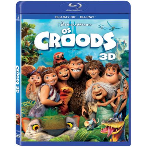 Os Croods - Blu-Ray 2d Blu-Ray 3d