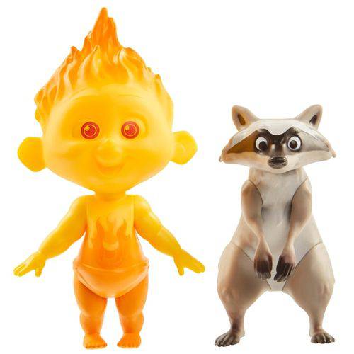 Os Incríveis 2 - Figuras Articuladas - Zezé e Guaxinim - Sunny