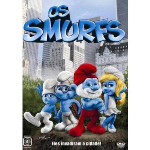 Os Smurfs Eles Invadiram a Cidade - DVD / Filme Infantil