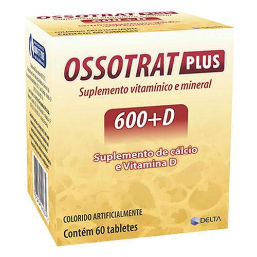 Ossotrat Plus 600+d C/ 60 Comprimidos