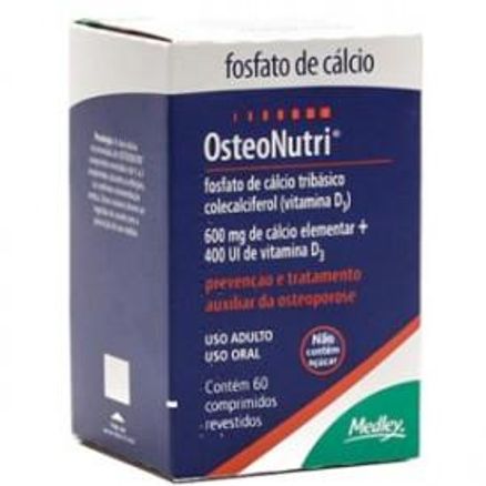 Osteonutri 600mg+400ui 60 Comprimidos Revestidos