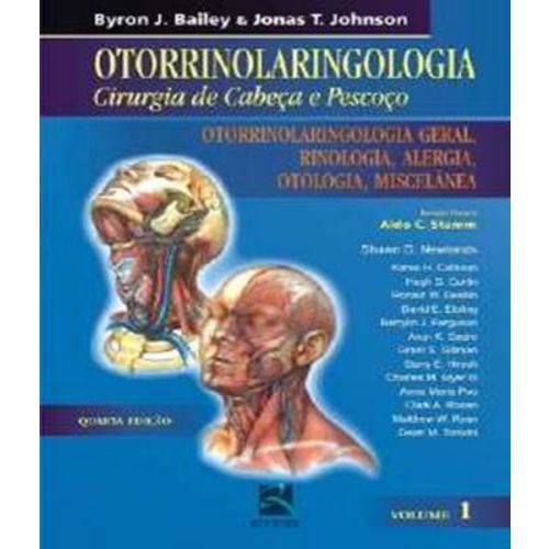 Otorrinolaringologia - Cirurgia de Cabeca e Pescoco - Vol 01 - 04 Ed