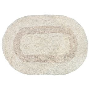 Oval Revers Tapete Duplaface 50x70 Bege/natural