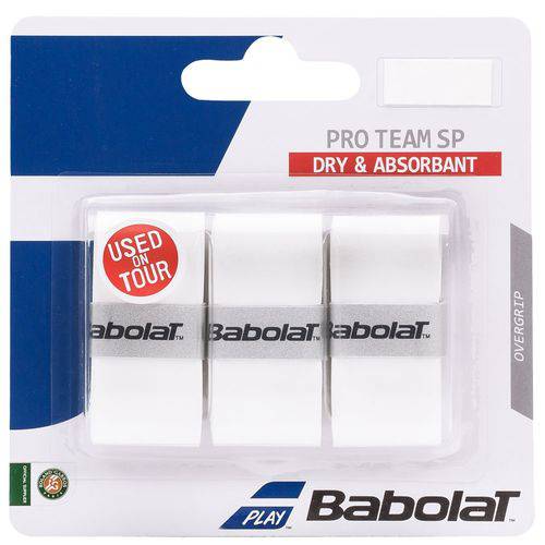 Overgrip Babolat Pro Team SP X3 Branco
