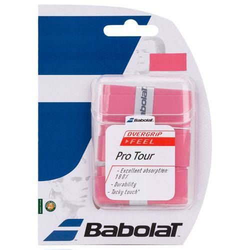 Overgrip Babolat Pro Tour X3 Rosa