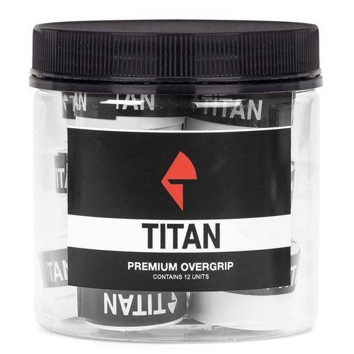 Overgrip Titan Premium Branco Pack com 12 Unidades