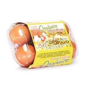 Ovos Caipira Orgânico Label Rouge com 6 Unidades
