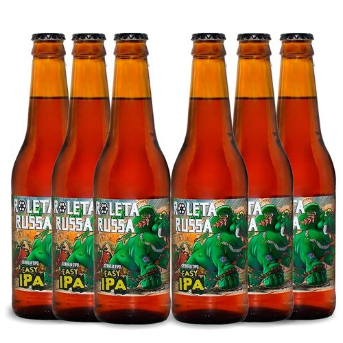 Pack 06 Cerveja Artesanal Roleta Russa Easy Ipa