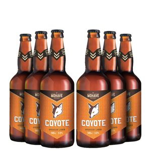 Pack 06 Cerveja Mohave Coyote 500ml + 70 KM