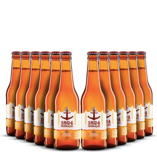 Pack 12 Cerveja Artesanal Imigração Pilsen - 355ml