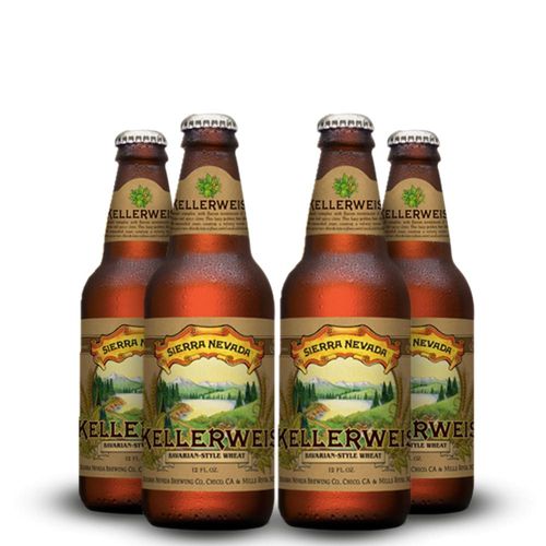 Pack 4 Cerveja Artesanal Sierra Nevada Kellerweiss - 355ml