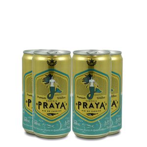 Pack 4 Cerveja Praya Witbier Lata 269ml