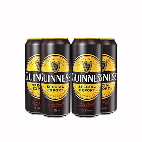 Pack 4 Cervejas Guinness Special Export Lata 500ml